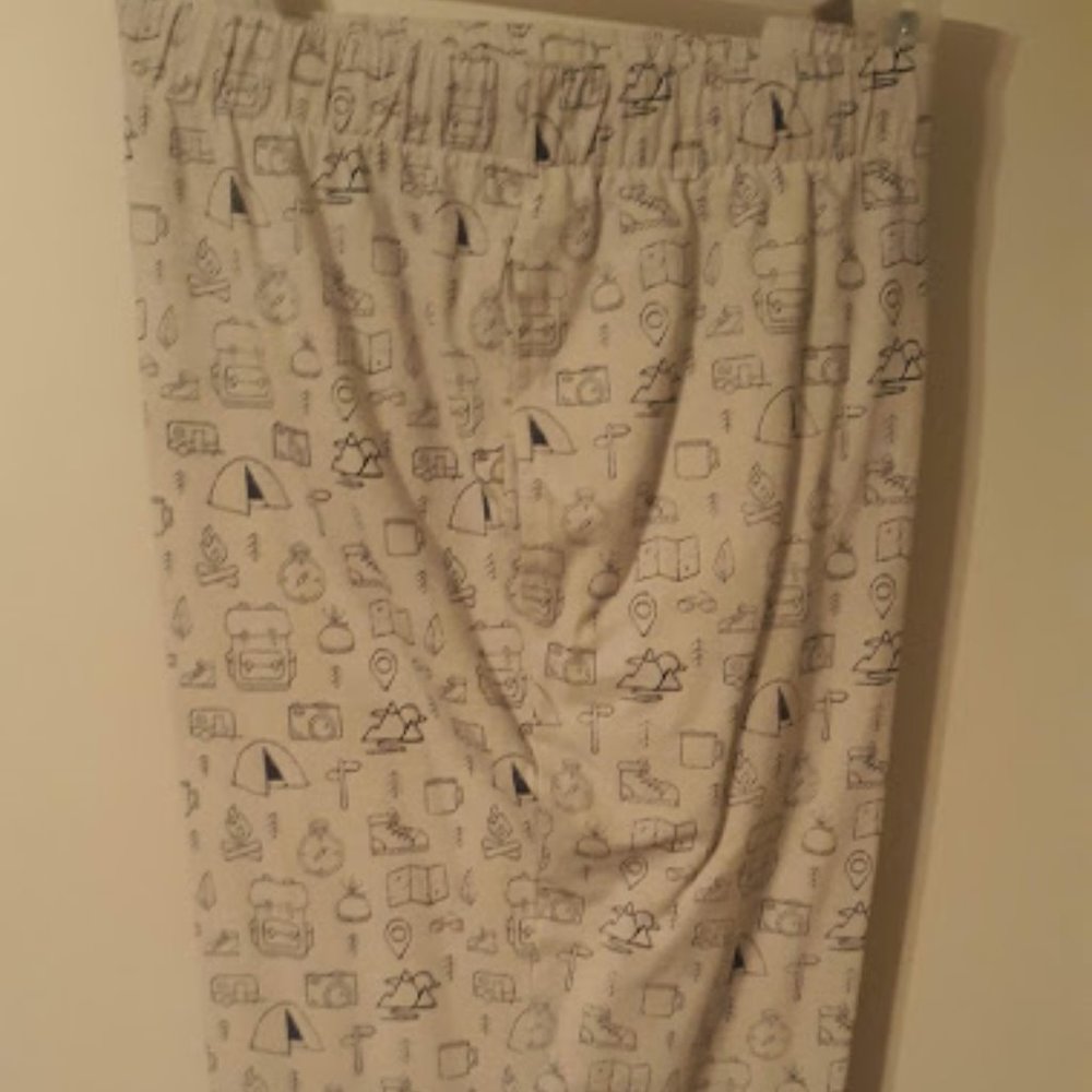 MEN PAJAMAS BLUE/GRAYISH TEE AND BOTTOM